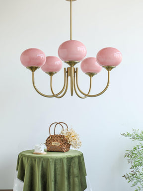 Suspension Chic en Guimauve - Éclat Doux et Élégant pour Intérieur