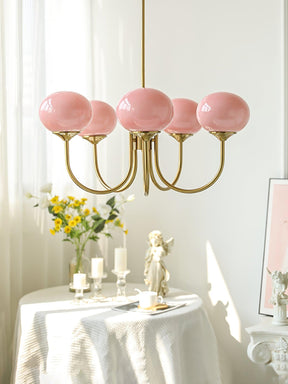 Suspension Chic en Guimauve - Éclat Doux et Élégant pour Intérieur