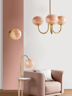 Suspension Chic en Guimauve - Éclat Doux et Élégant pour Intérieur