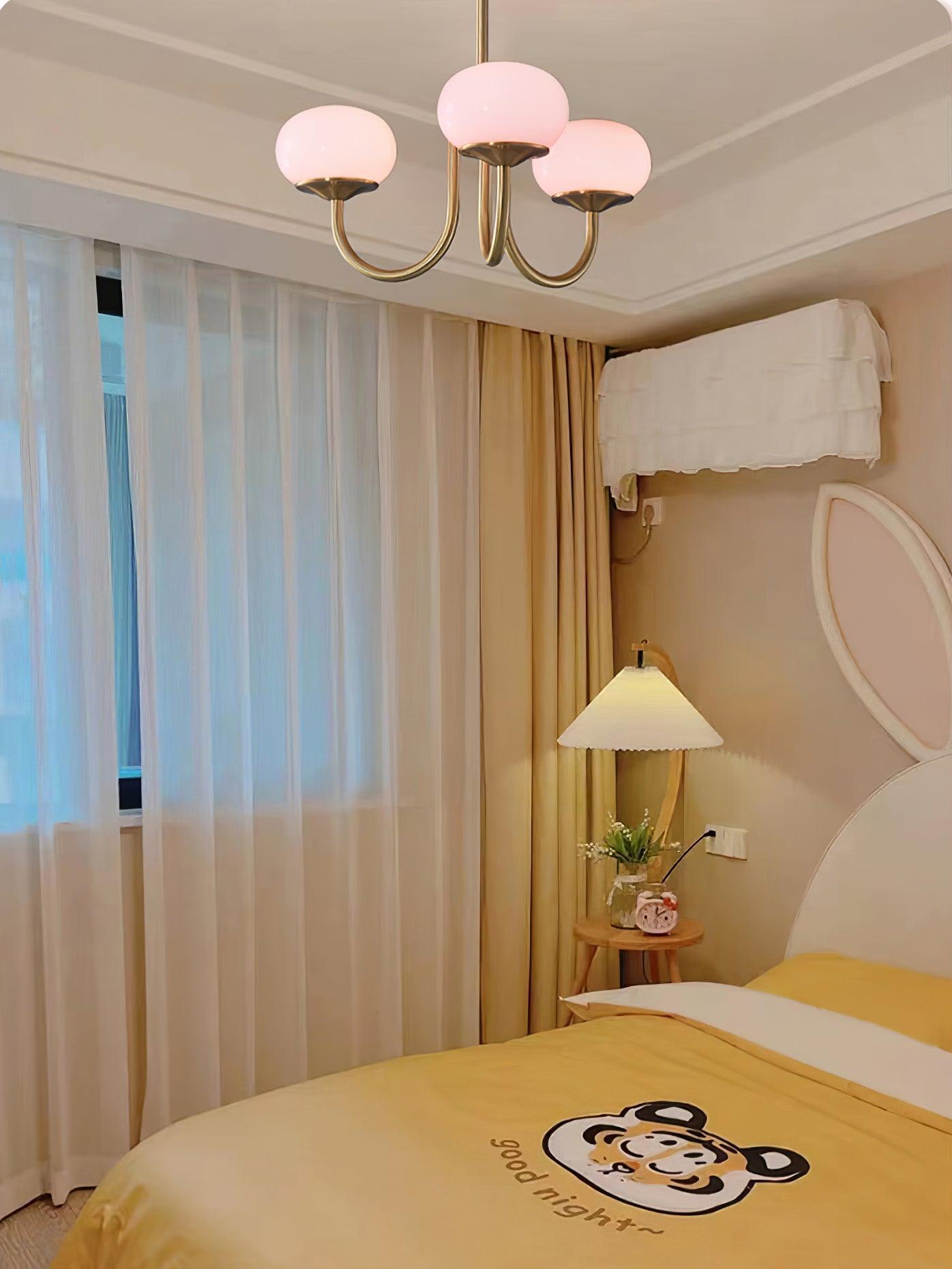 Suspension Chic en Guimauve - Éclat Doux et Élégant pour Intérieur