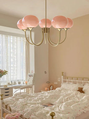 Suspension Chic en Guimauve - Éclat Doux et Élégant pour Intérieur