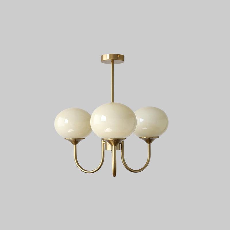 Suspension Chic en Guimauve - Éclat Doux et Élégant pour Intérieur