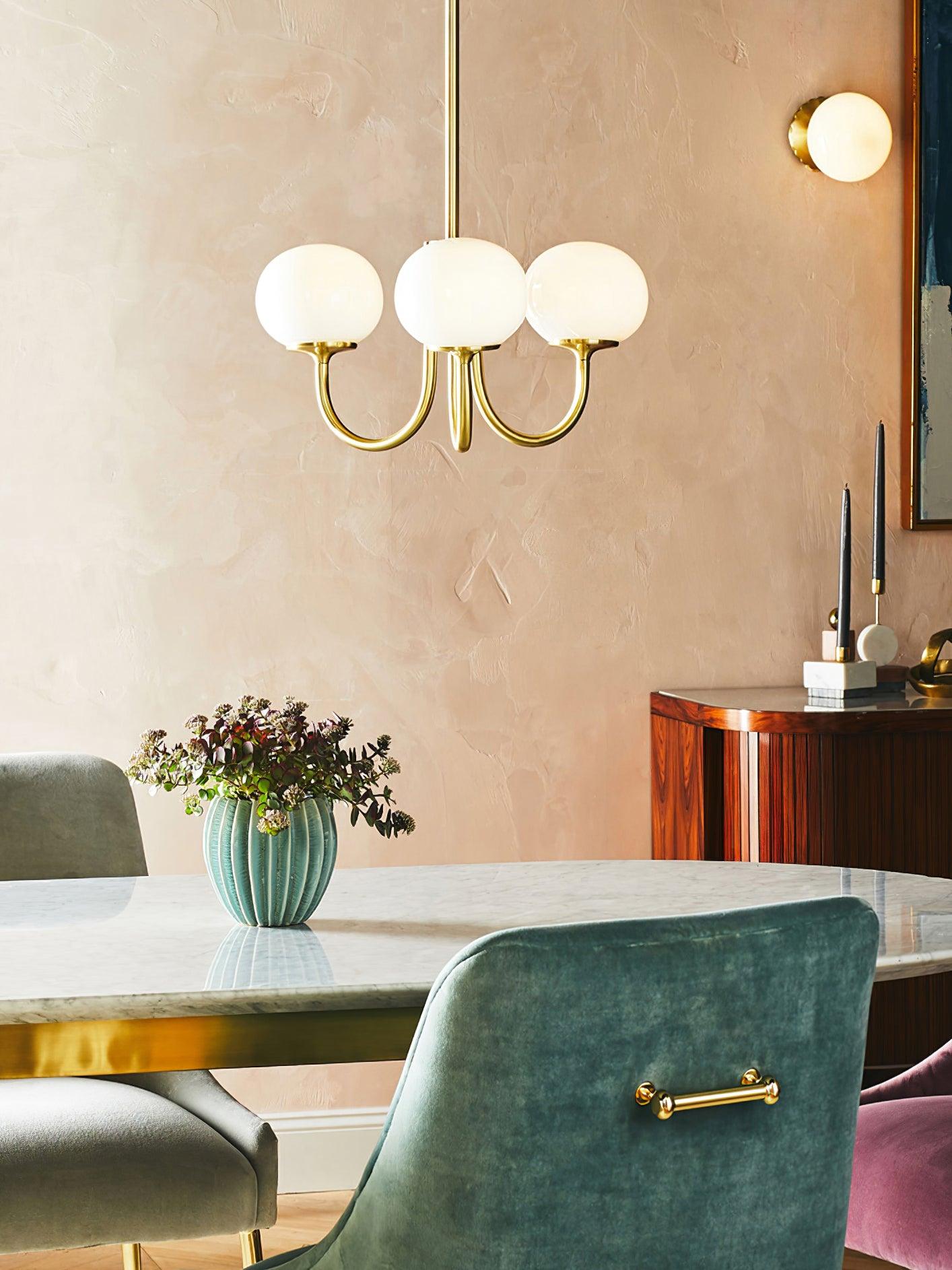 Suspension Chic en Guimauve - Éclat Doux et Élégant pour Intérieur