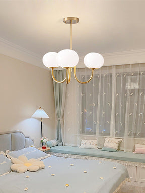 Suspension Chic en Guimauve - Éclat Doux et Élégant pour Intérieur