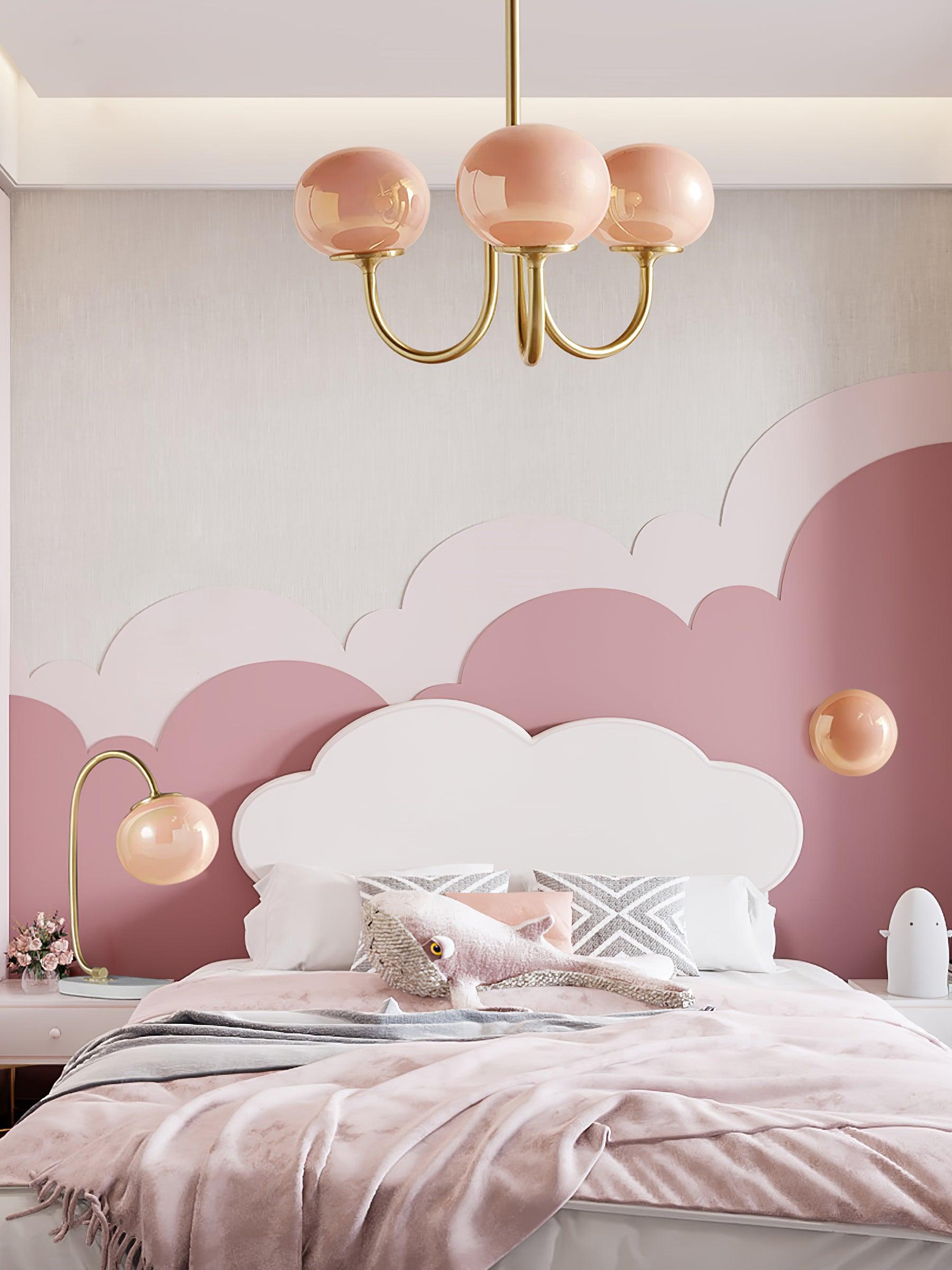Suspension Chic en Guimauve - Éclat Doux et Élégant pour Intérieur