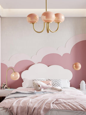 Suspension Chic en Guimauve - Éclat Doux et Élégant pour Intérieur