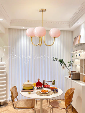 Suspension Chic en Guimauve - Éclat Doux et Élégant pour Intérieur