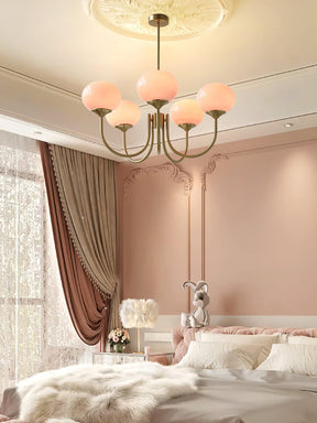 Suspension Chic en Guimauve - Éclat Doux et Élégant pour Intérieur