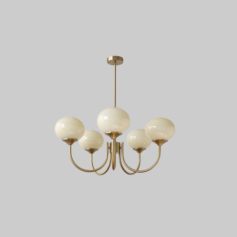Suspension Chic en Guimauve - Éclat Doux et Élégant pour Intérieur