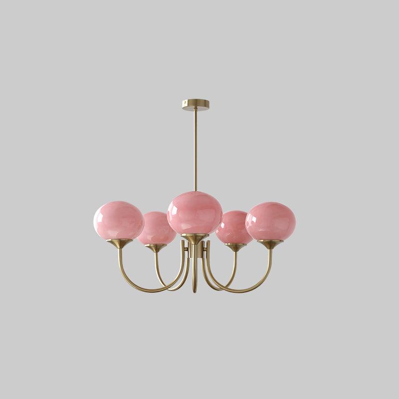 Suspension Chic en Guimauve - Éclat Doux et Élégant pour Intérieur