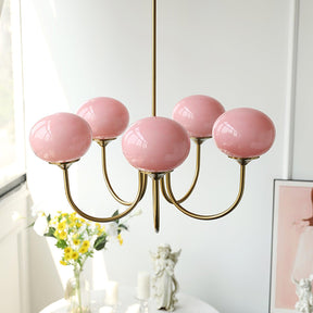 Suspension Chic en Guimauve - Éclat Doux et Élégant pour Intérieur