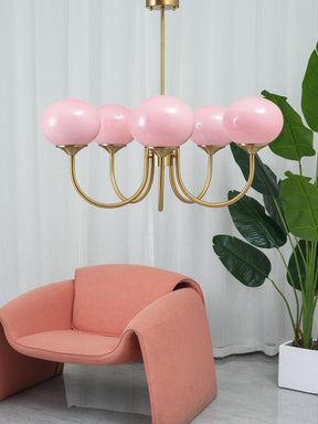 Suspension Chic en Guimauve - Éclat Doux et Élégant pour Intérieur