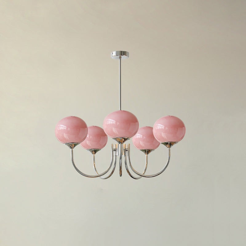 Suspension Chic en Guimauve - Éclat Doux et Élégant pour Intérieur