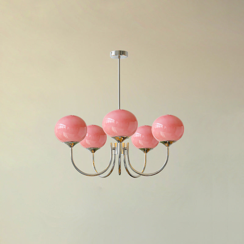 Suspension Chic en Guimauve - Éclat Doux et Élégant pour Intérieur