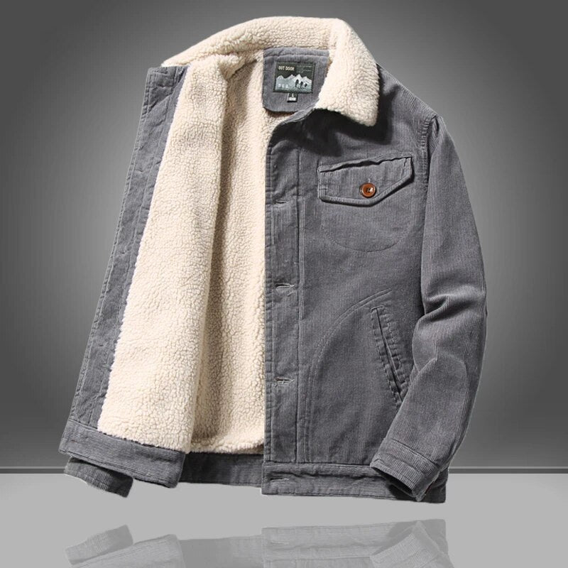 Veste d'hiver pour Hommes - Doublure en Polaire Douce et Chaude
