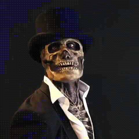 Masque Horrifique d'Halloween Réaliste - Détails Glaçants et Ajustement Confortable