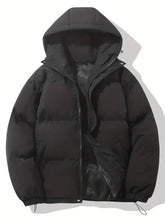 Veste à Capuche d'Hiver Chic - Confort Douillet et Style Polyvalent