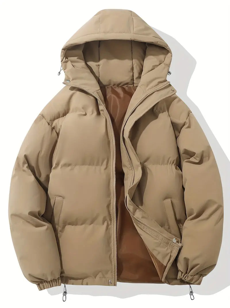 Veste à Capuche d'Hiver Chic - Confort Douillet et Style Polyvalent