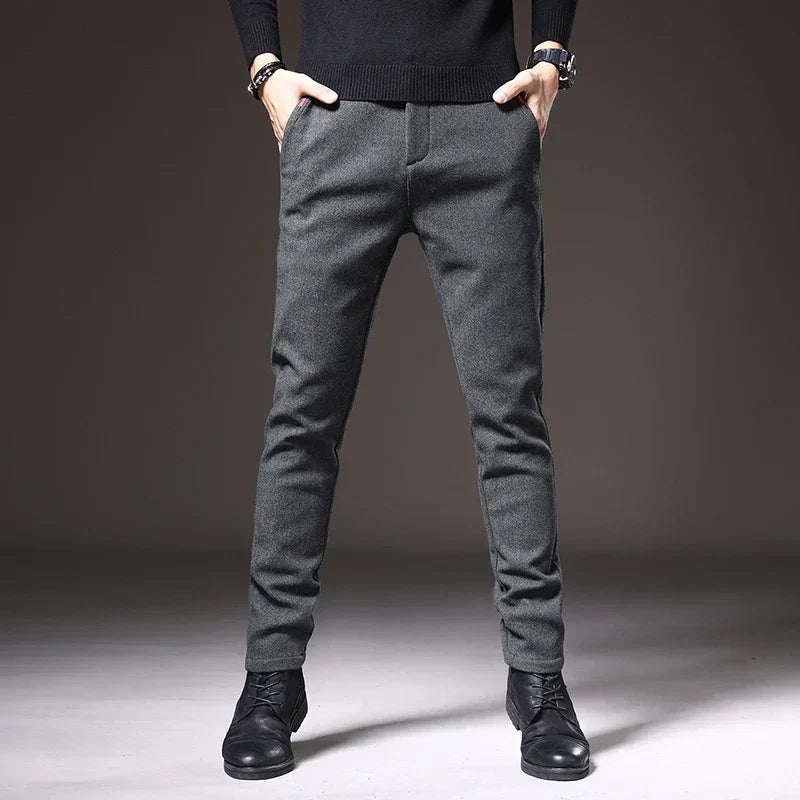 Pantalon Tailleur Sophistiqué - Coupe Précise et Tissu de Qualité