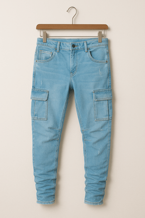 Jeans Modern Fit Homme - Style Chic et Rangement Pratique