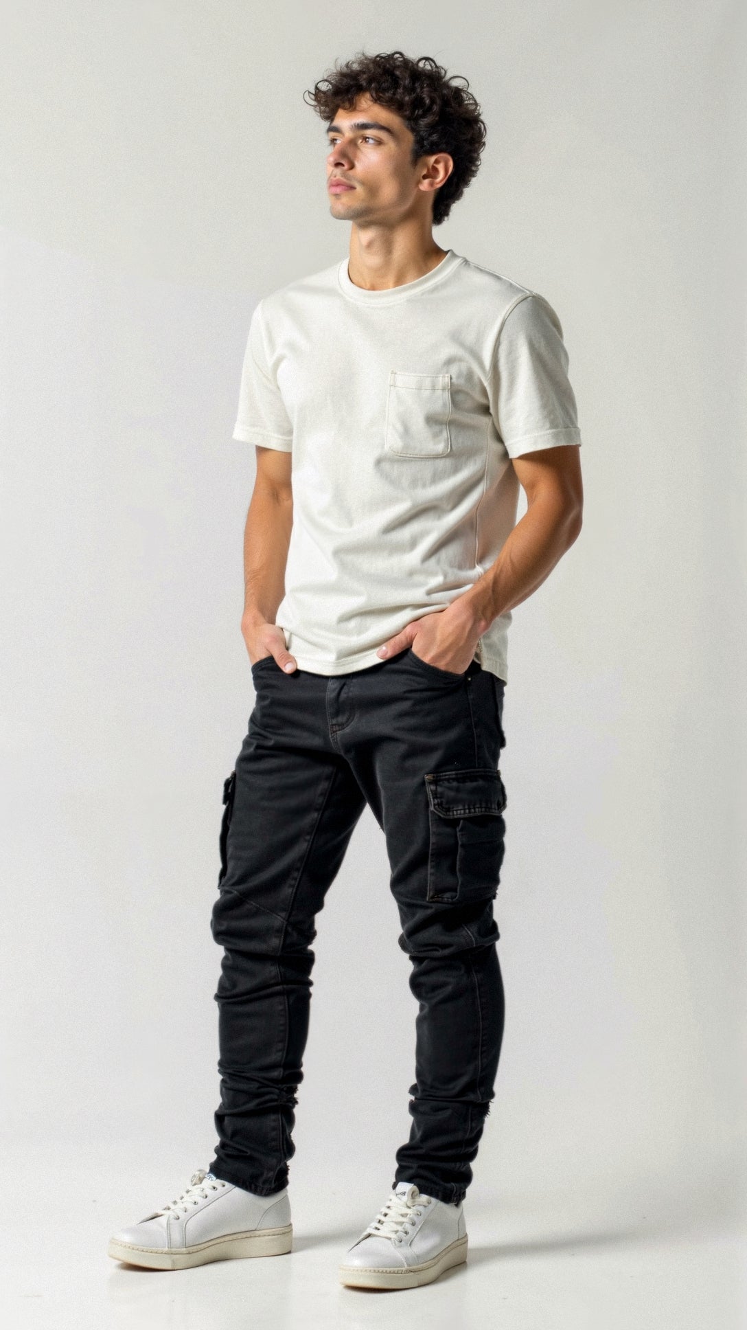 Jeans Modern Fit Homme - Style Chic et Rangement Pratique