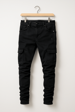 Jeans Modern Fit Homme - Style Chic et Rangement Pratique