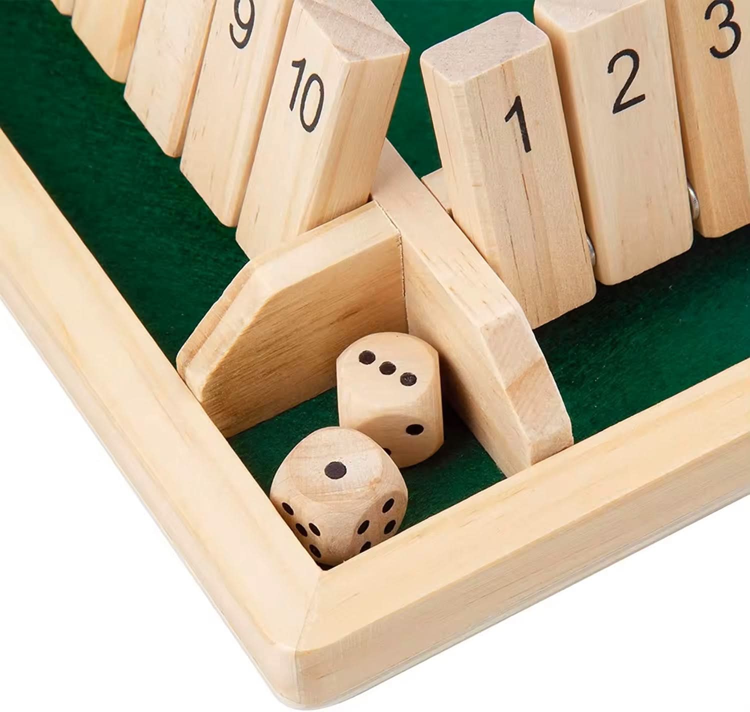 Jeu de Dés en Bois Montessori | Apprentissage Amusant des Mathématiques