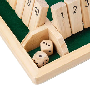 Jeu de Dés en Bois Montessori | Apprentissage Amusant des Mathématiques