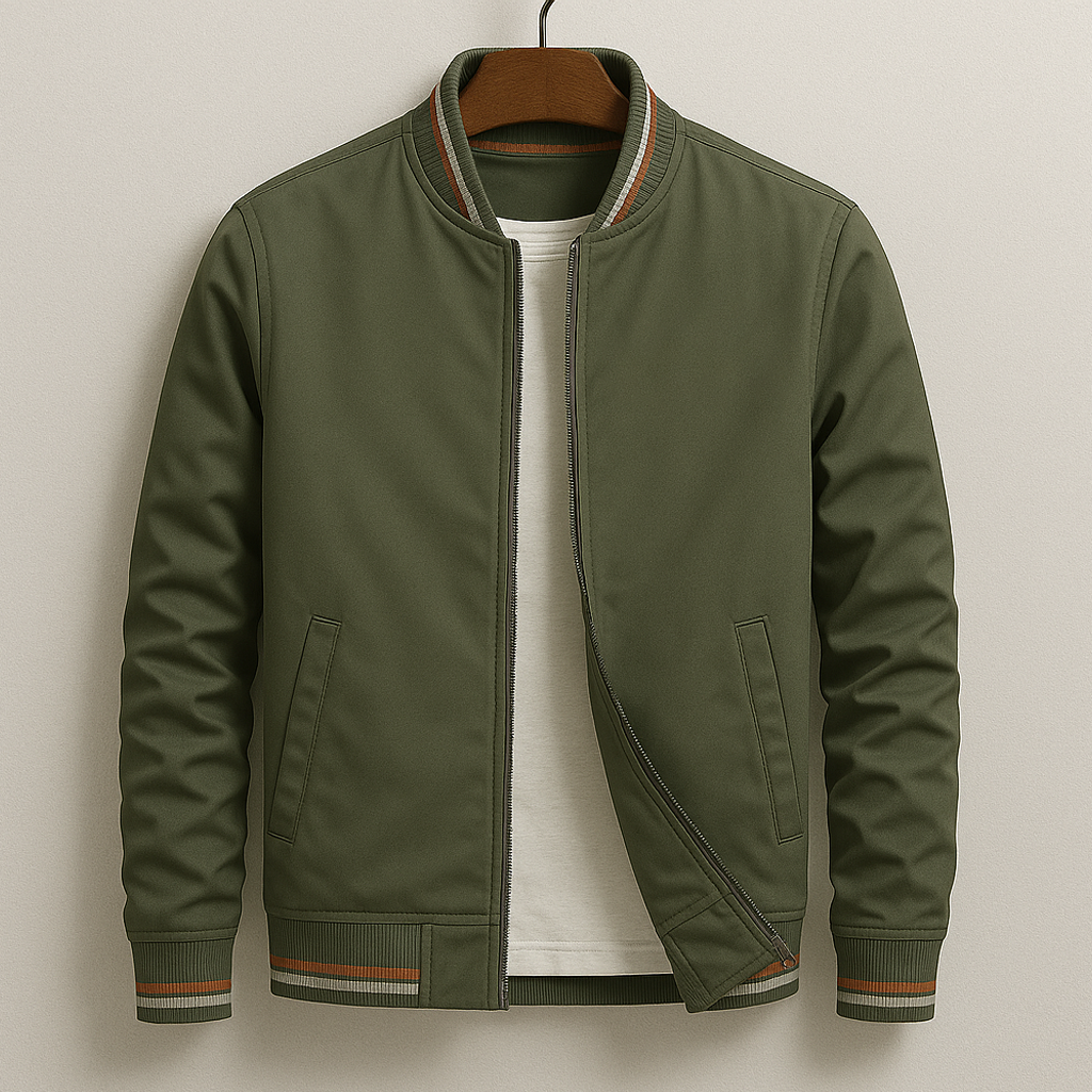 Veste Bomber Homme Moderne - Confort Léger et Polyvalent