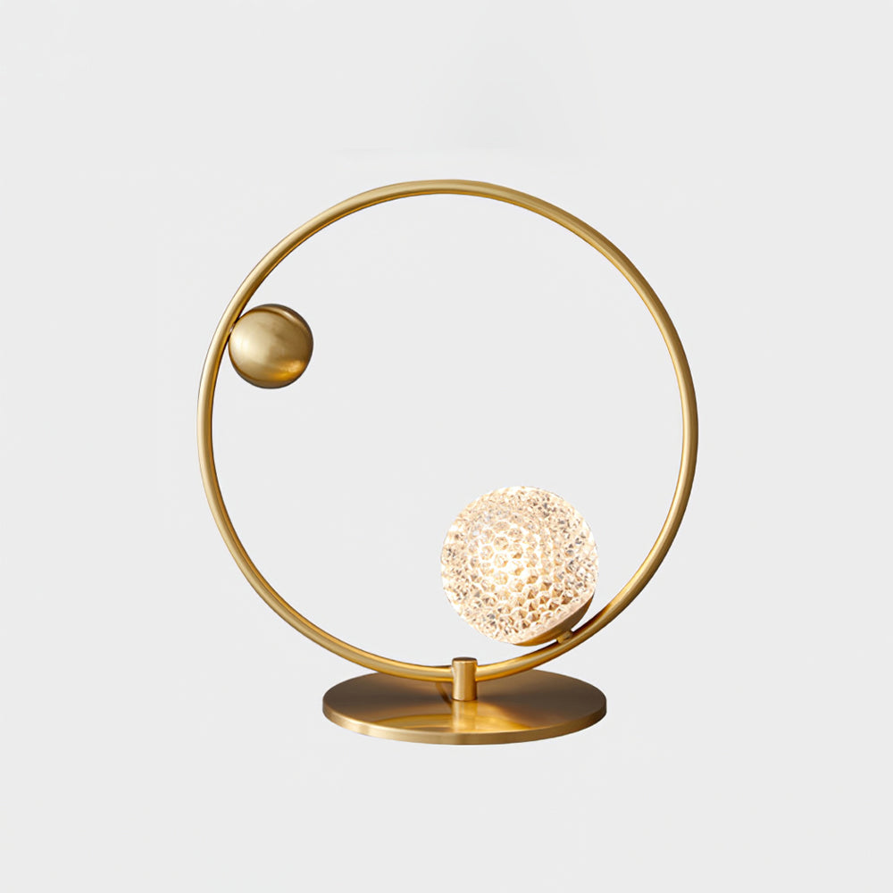 Lampe de Table Élégante en Verre - Design Asymétrique et Matériaux de Qualité