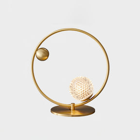 Lampe de Table Élégante en Verre - Design Asymétrique et Matériaux de Qualité