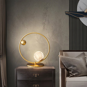Lampe de Table Élégante en Verre - Design Asymétrique et Matériaux de Qualité