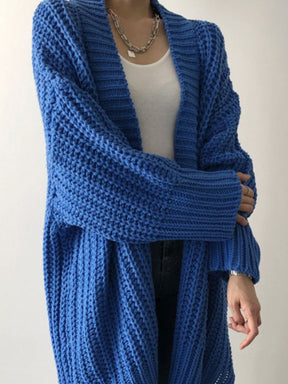 Veste Tricot Oversize Décontractée - Confort et Élasticité Moyenne
