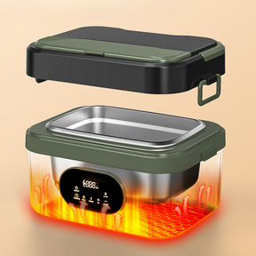 Boîte à Lunch Chauffante Portable - Acier Inoxydable et Rechargeable