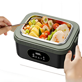 Boîte à Lunch Chauffante Portable - Acier Inoxydable et Rechargeable