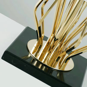 Lampe de Table Élégante en Métal - Design Raffiné avec Abat-jour en Lin