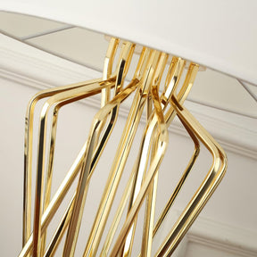 Lampe de Table Élégante en Métal - Design Raffiné avec Abat-jour en Lin