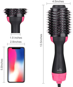 Sèche-cheveux et Lisseur 4-en-1 - Coiffage Élégant et Pratique