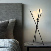 Lampe de Table et Sol Lune - Design Sphérique et Atmosphère Chaleureuse