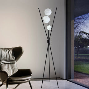 Lampe de Table et Sol Lune - Design Sphérique et Atmosphère Chaleureuse