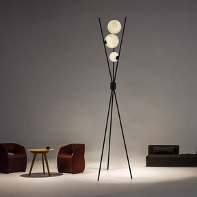 Lampe de Table et Sol Lune - Design Sphérique et Atmosphère Chaleureuse