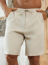 Shorts Élastiques Beige Classique - Confort Décontracté pour Journées Ensoleillées