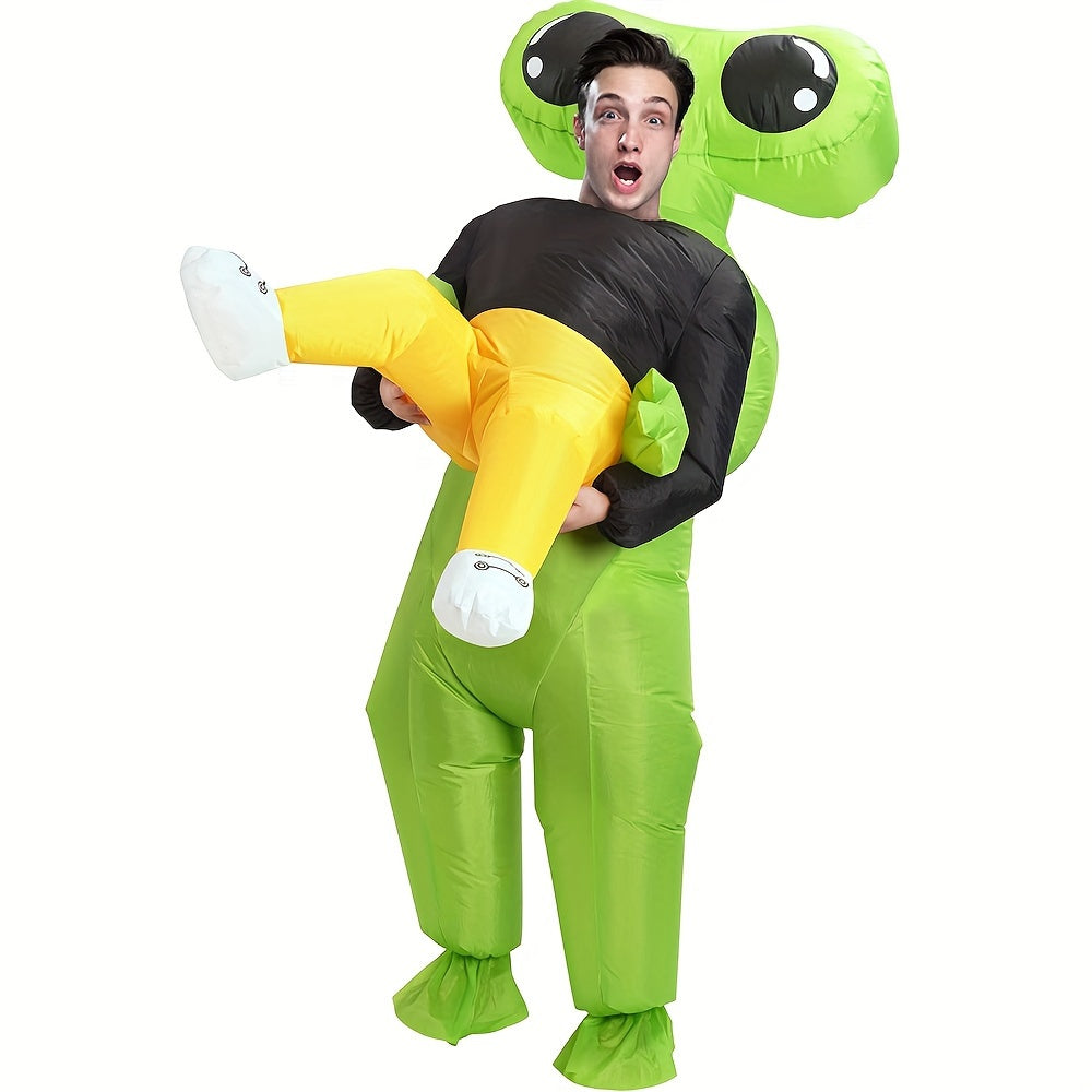 Costume Alien Gonflable Amusant - Illusion Hilarante et Confortable