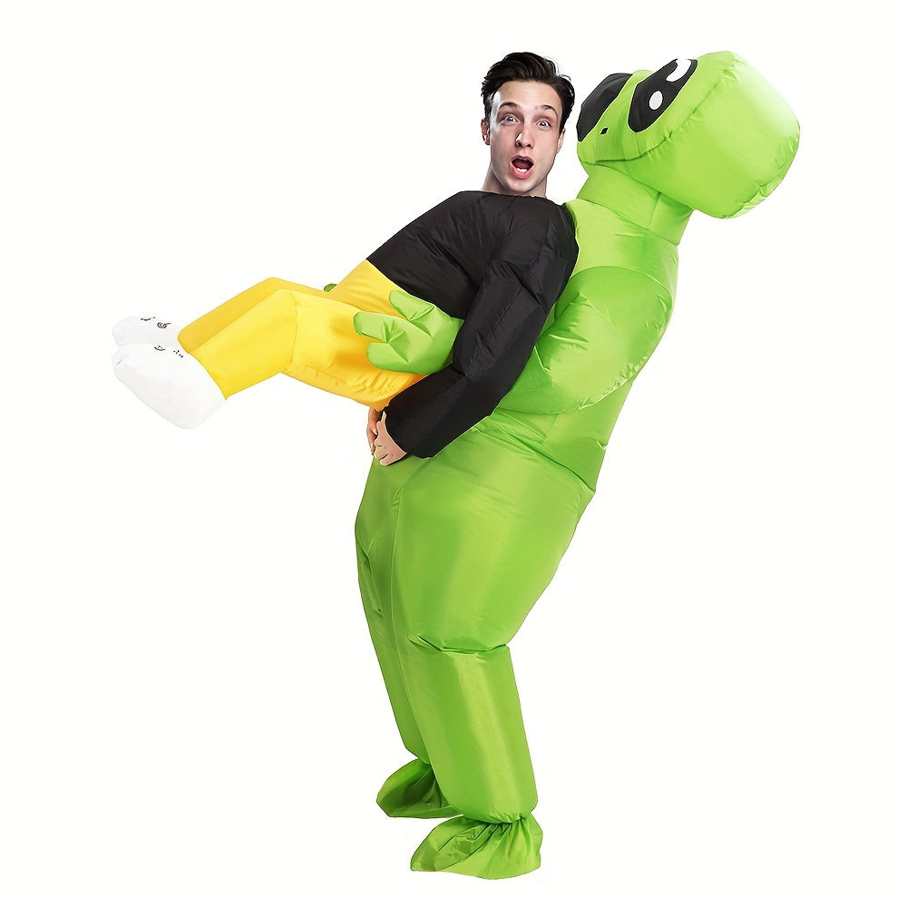 Costume Alien Gonflable Amusant - Illusion Hilarante et Confortable