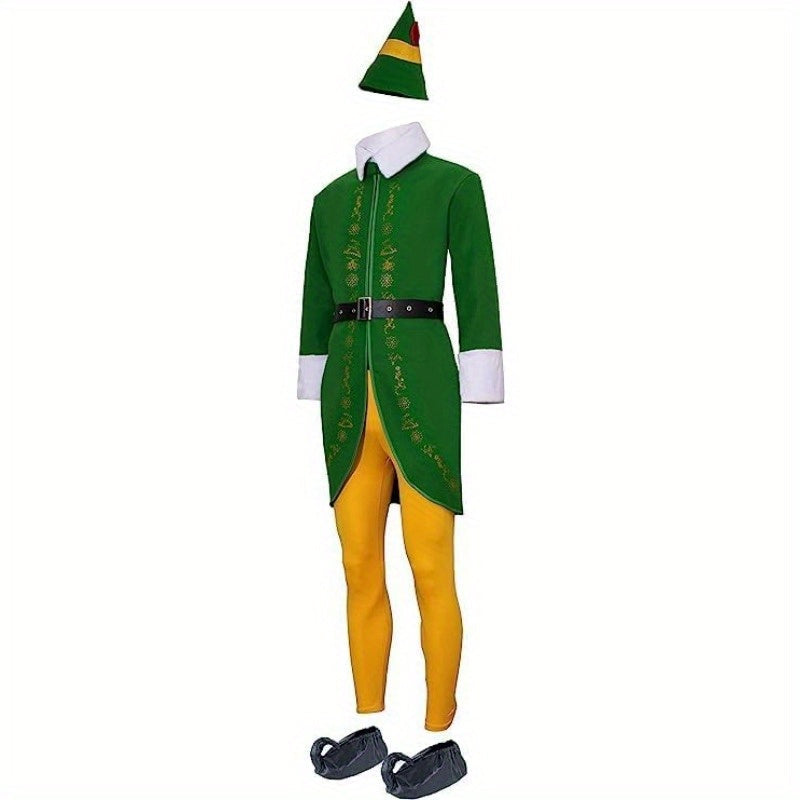 Costume de Lutin Drôle pour Homme - Tenue Festive à Manches Longues