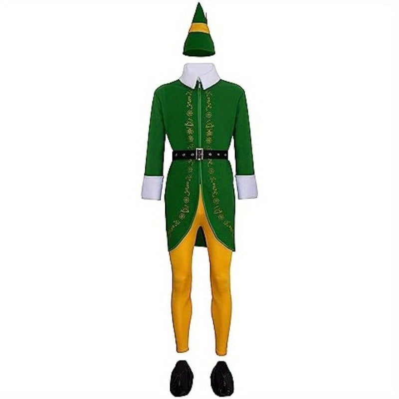 Costume de Lutin Drôle pour Homme - Tenue Festive à Manches Longues