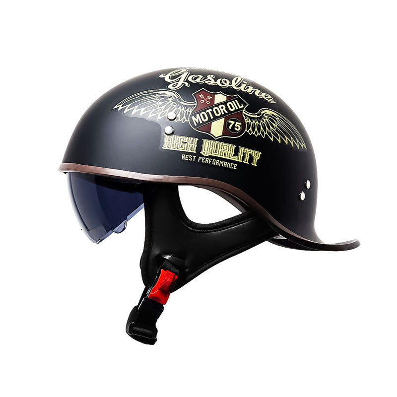 Casque Demi-Hémisphère Hommes - Protection UV et Confort Optimal