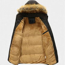 Veste d'hiver à Capuche pour Hommes - Isolation Confortable et Protection Contre le Froid