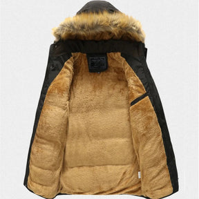 Veste d'hiver à Capuche pour Hommes - Isolation Confortable et Protection Contre le Froid