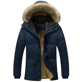 Veste d'hiver à Capuche pour Hommes - Isolation Confortable et Protection Contre le Froid